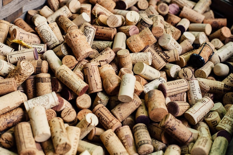 Upcycled Wine Cork Coasters